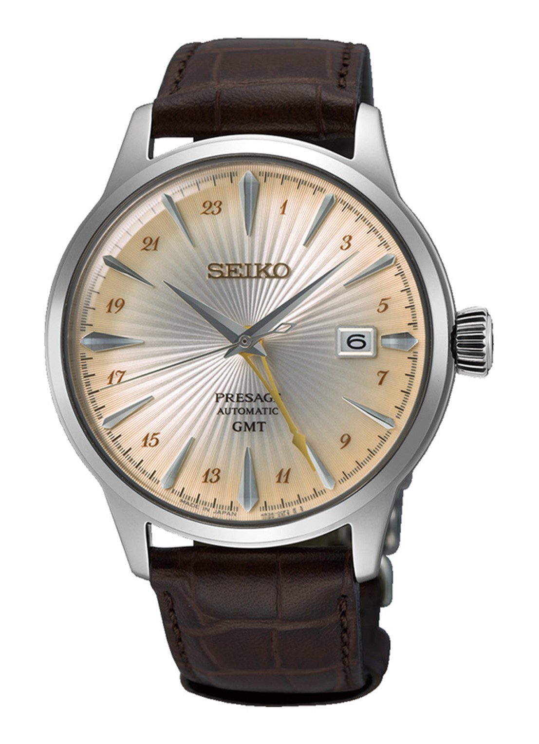 Seiko Presage Automatic horloge SSK041J1 - voorkant zwart