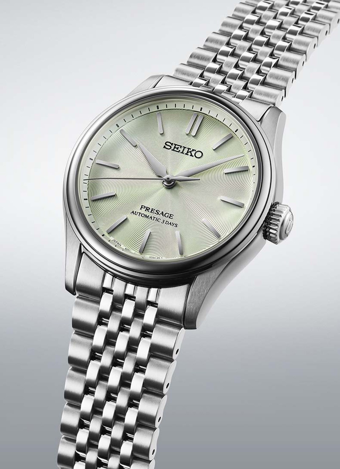 Seiko Presage Classic horloge HCC002J1 - detail 3 zilver