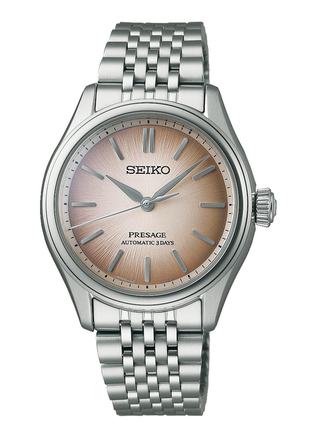 Seiko Presage Classic horloge SPB523J1   - voorkant zilver