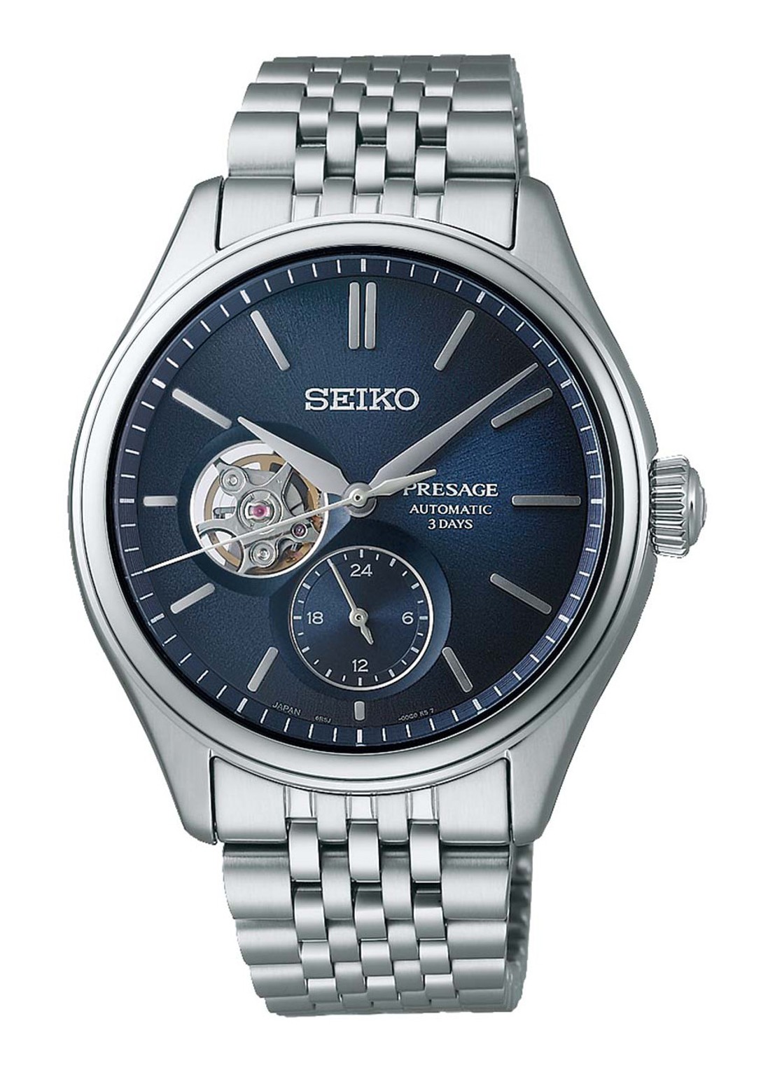 Seiko Presage Classic horloge SPB527J1 - voorkant 4 zilver