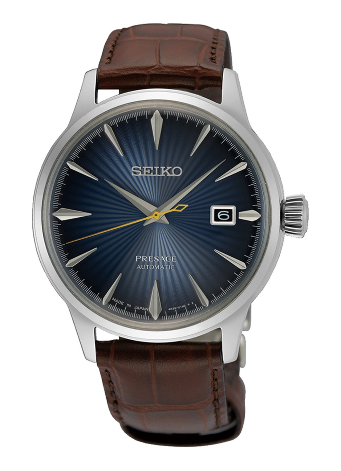 Seiko Presage horloge SRPK15J1 - voorkant zilver