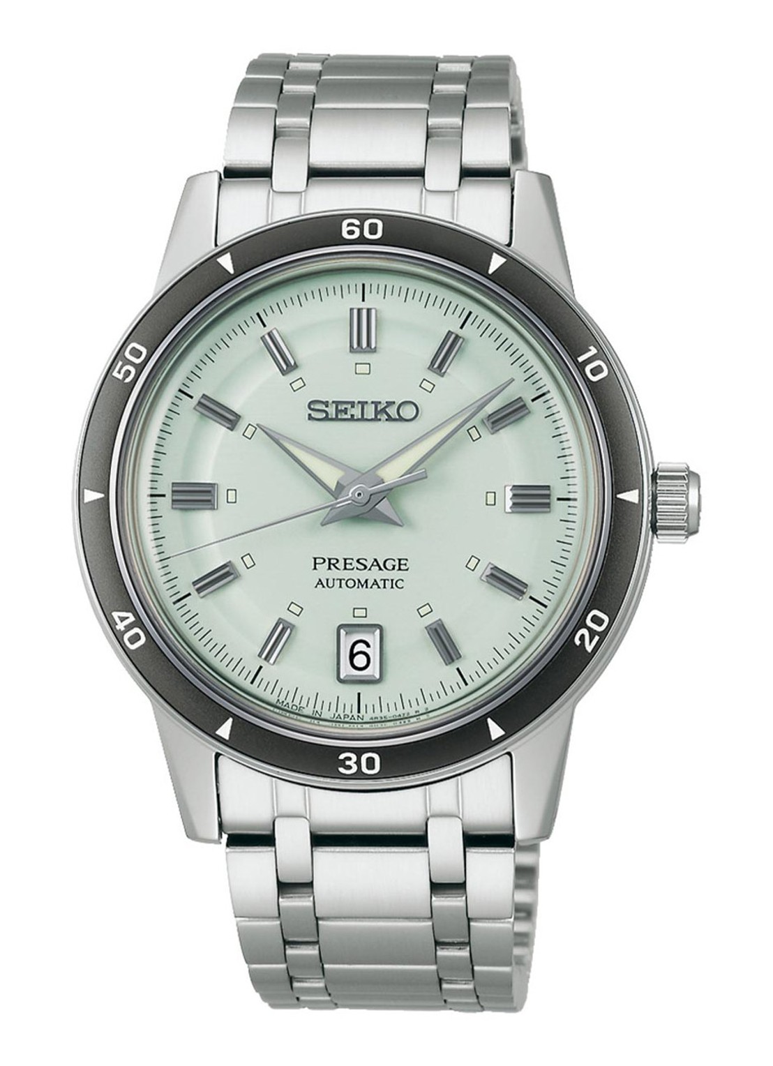 Seiko Presage horloge SRPL71J1 - voorkant zilver