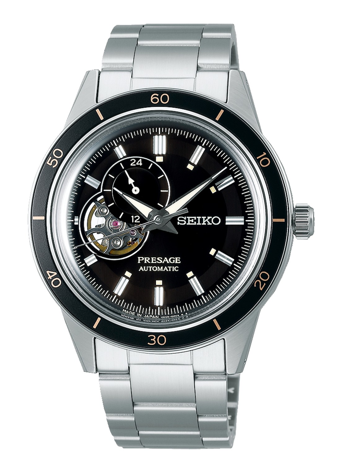 Seiko Presage horloge SSA425J1 - voorkant zilver