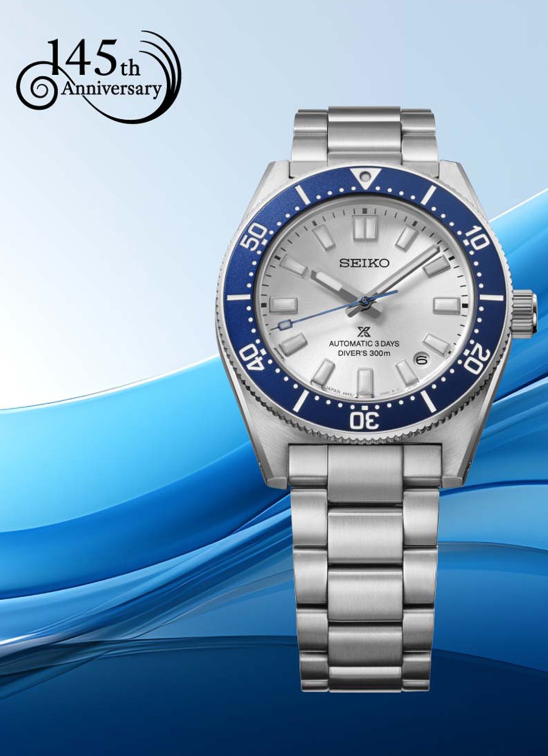 Seiko Prospex 145th Anniversary horloge HBC005J1 - Limited Edition - detail 5 zilver