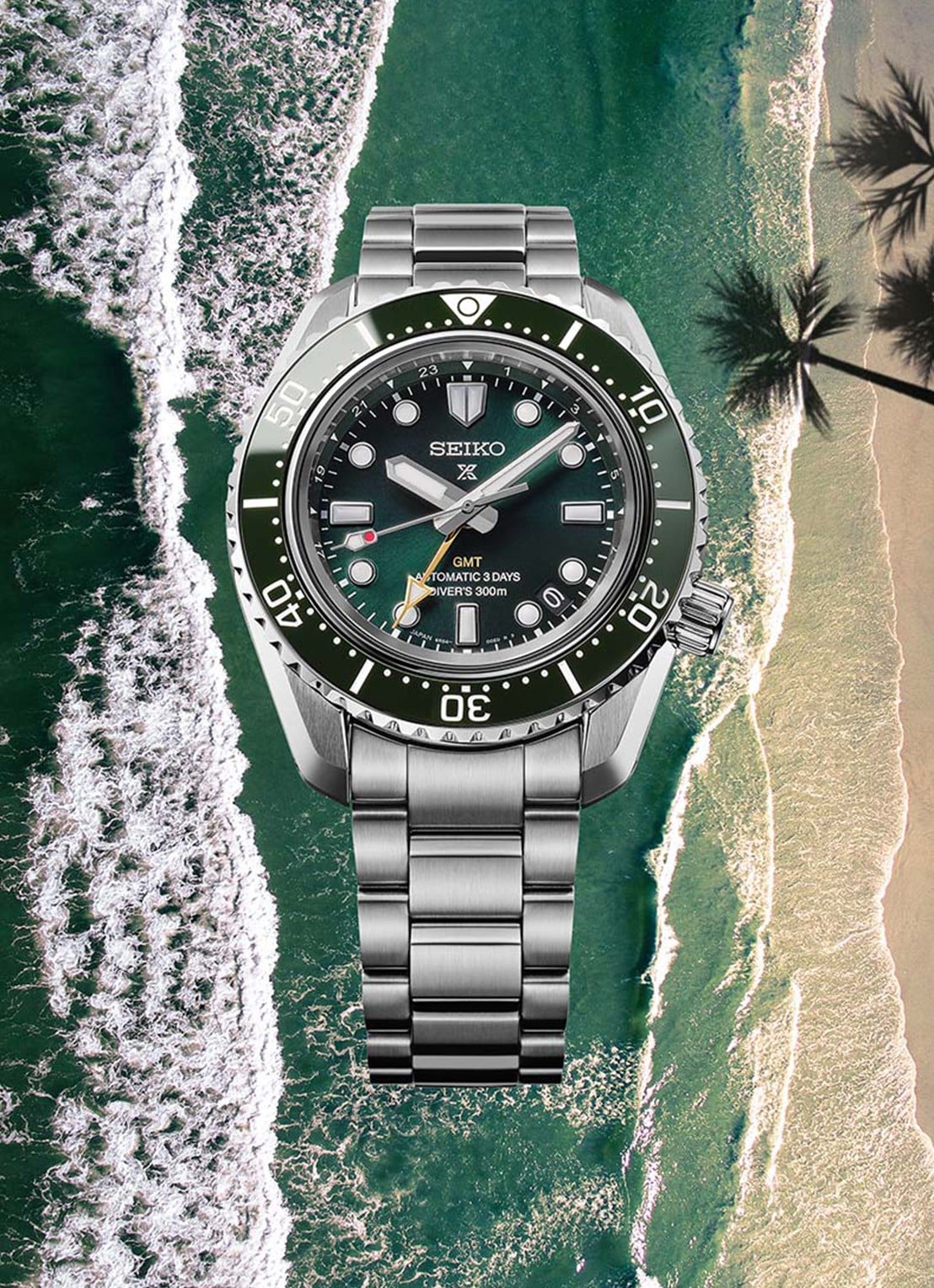 Seiko Prospex Divers horloge HBC001J1 - detail 3 zilver