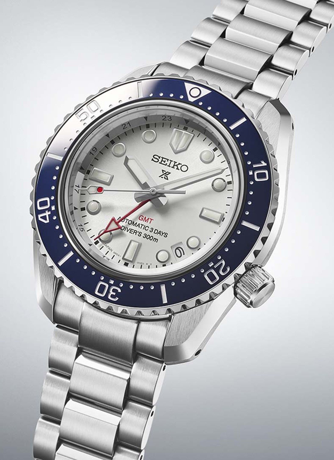 Seiko Prospex Divers horloge SPB519J1 - detail 3 zilver