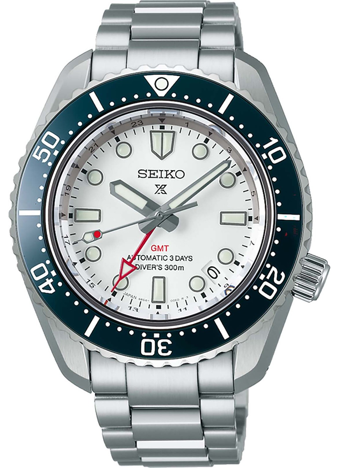Seiko Prospex Divers horloge SPB519J1 - voorkant zilver