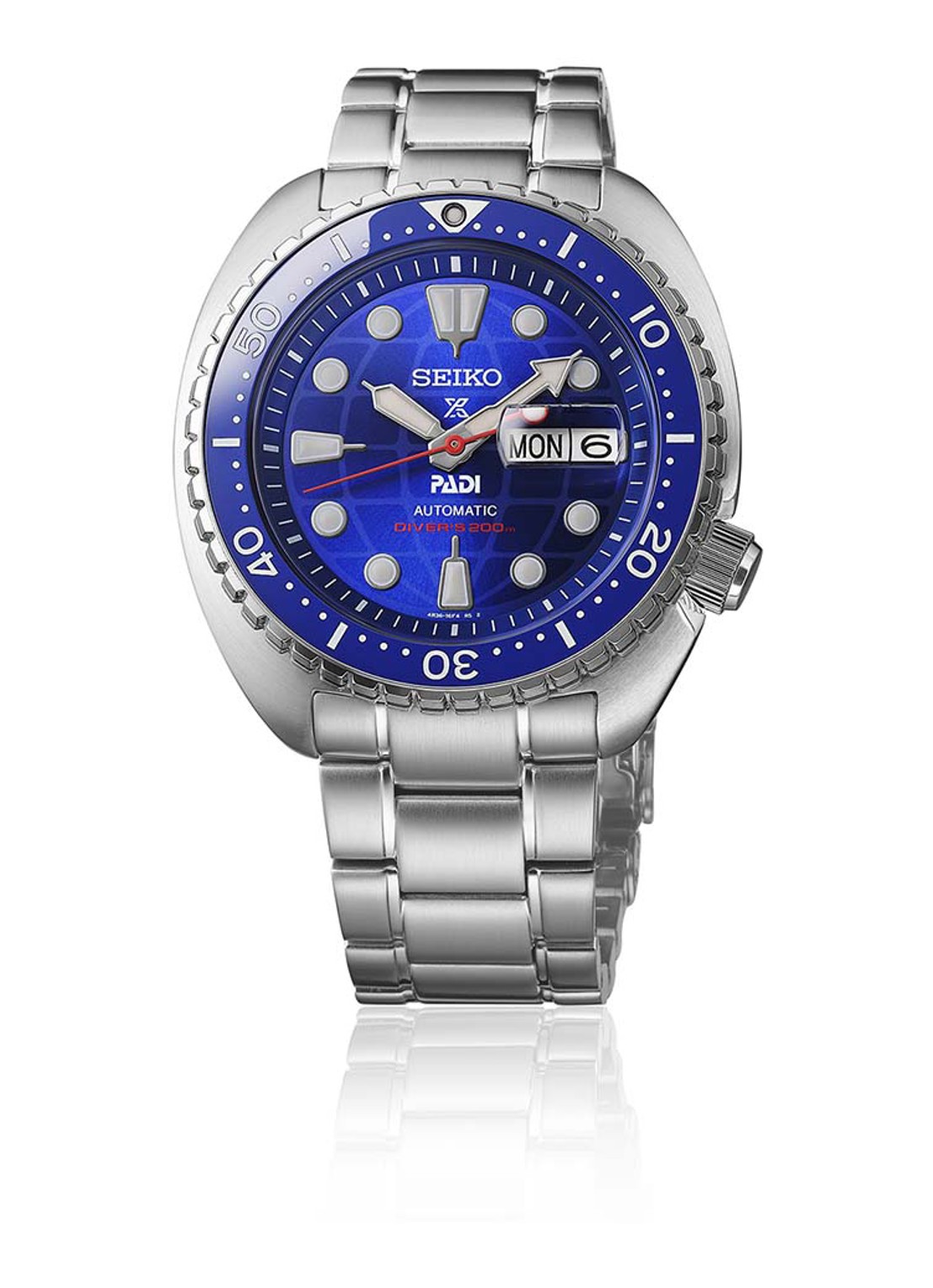Seiko Prospex Divers Padi 60th Anniversary horloge HBB002K1 - Limited Edition - detail 3 zilver