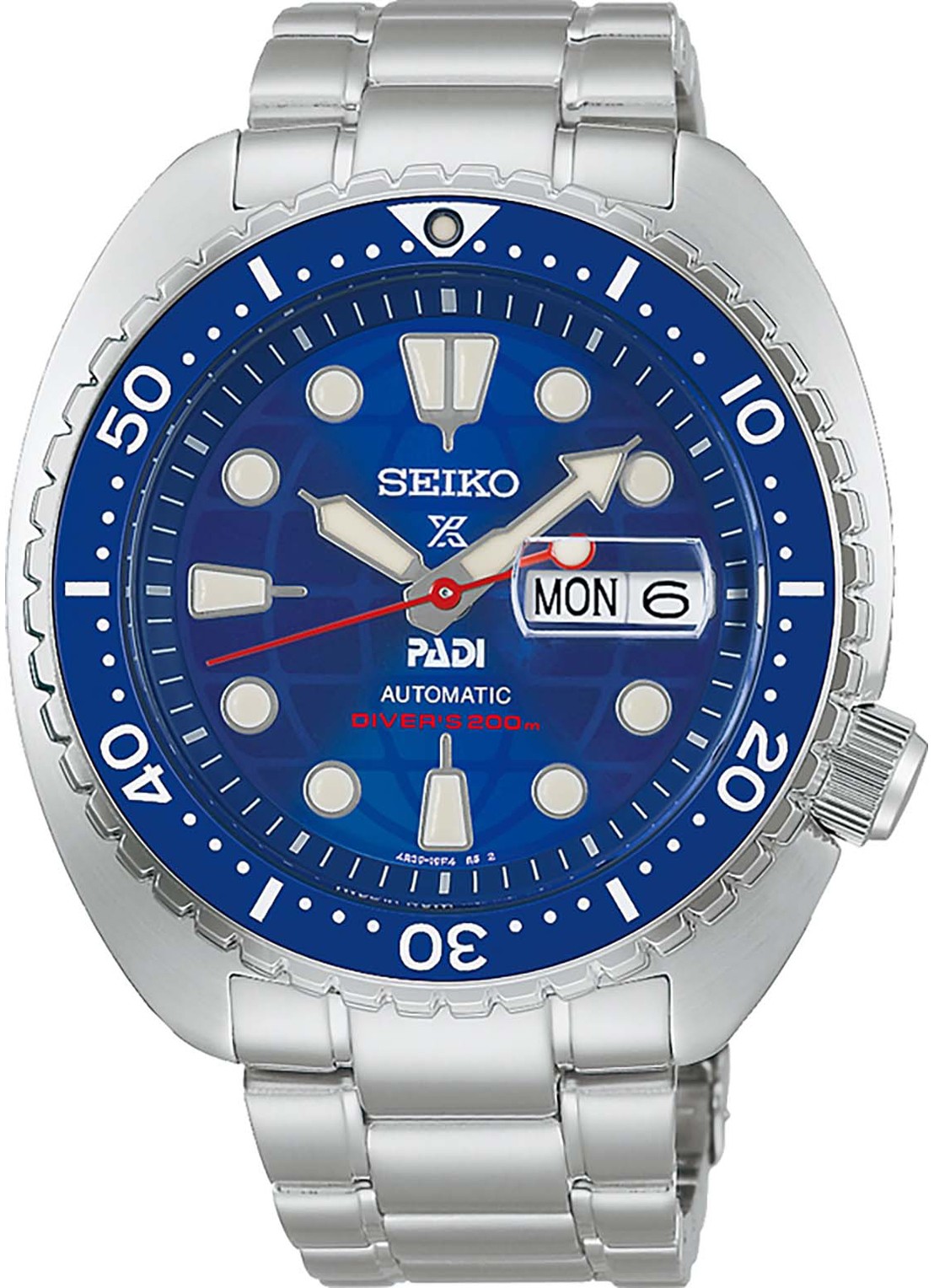 Seiko Prospex Divers Padi 60th Anniversary horloge HBB002K1 - Limited Edition - voorkant zilver