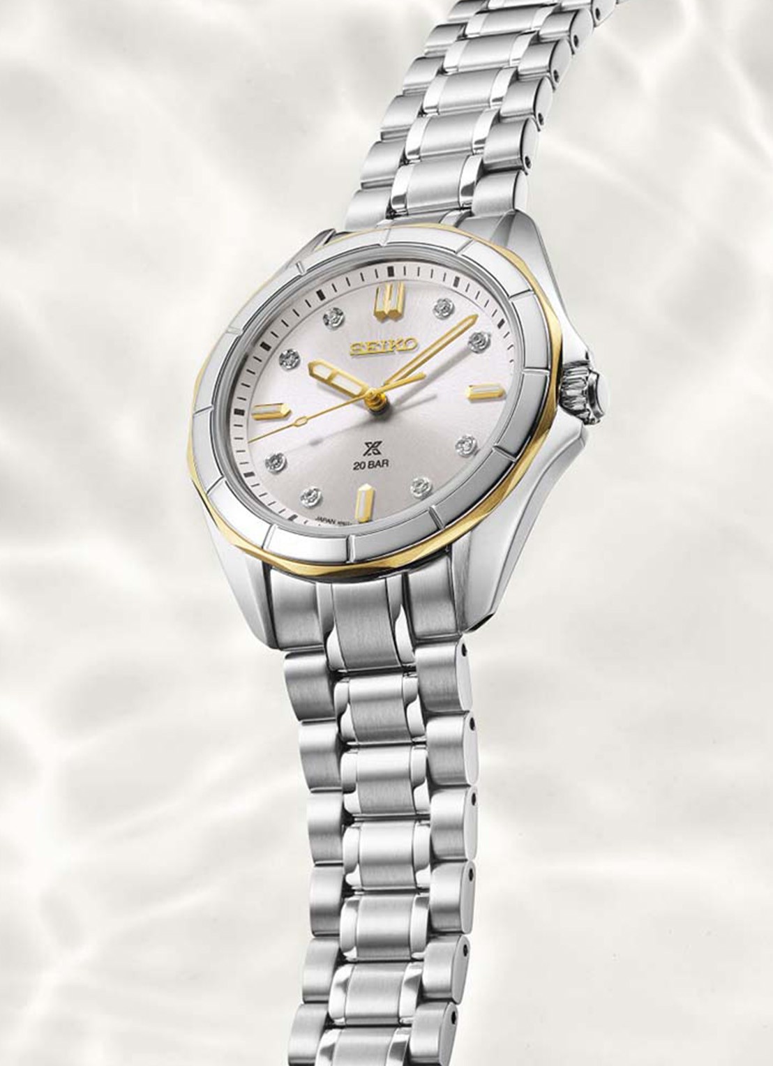 Seiko Prospex horloge SUR618J1 - detail 2 zilver