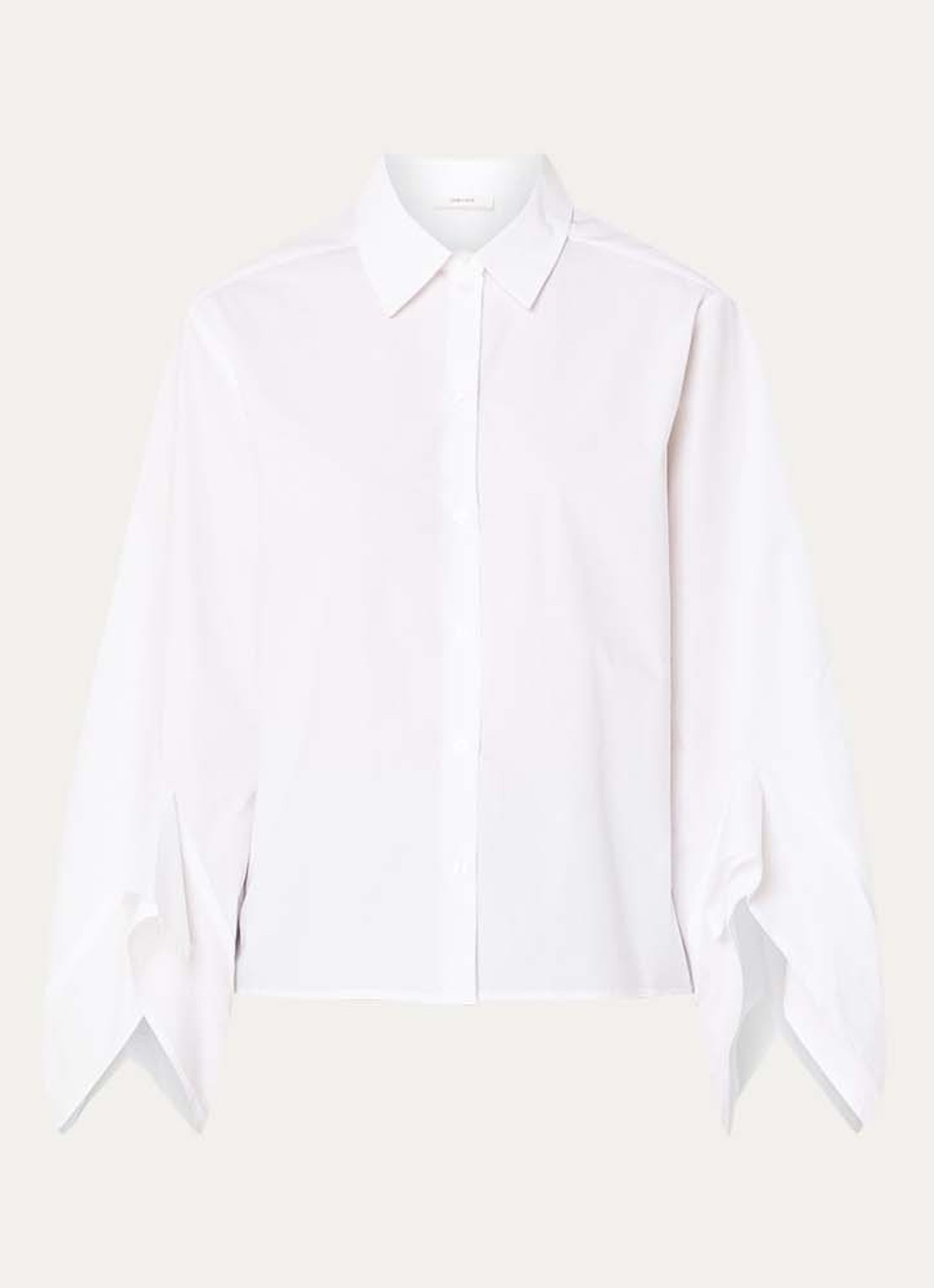 Selected Delia blouse met volant - voorkant 2 wit