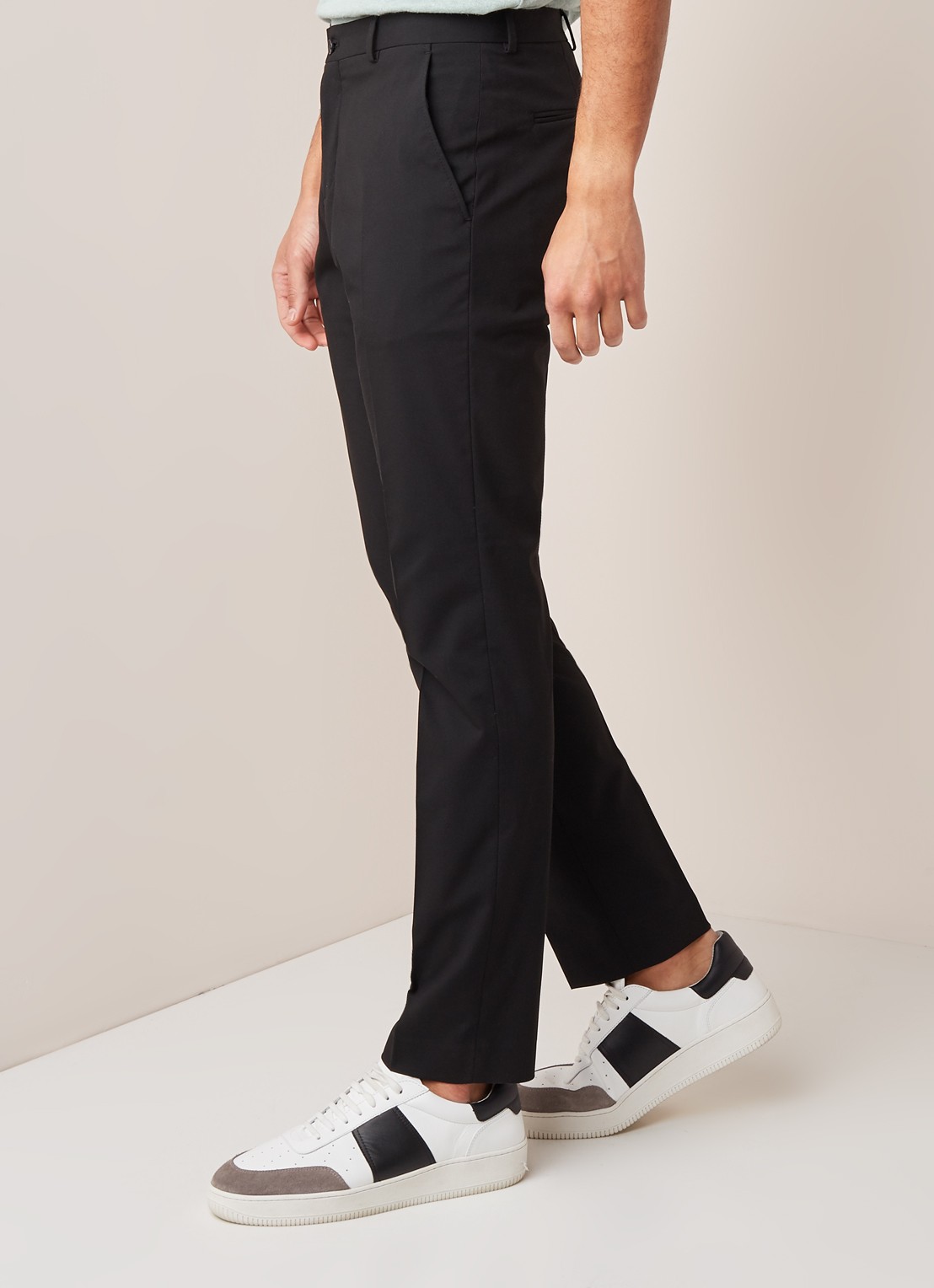 Selected Homme Mylo Logan slim fit pantalon - detail 2 zwart