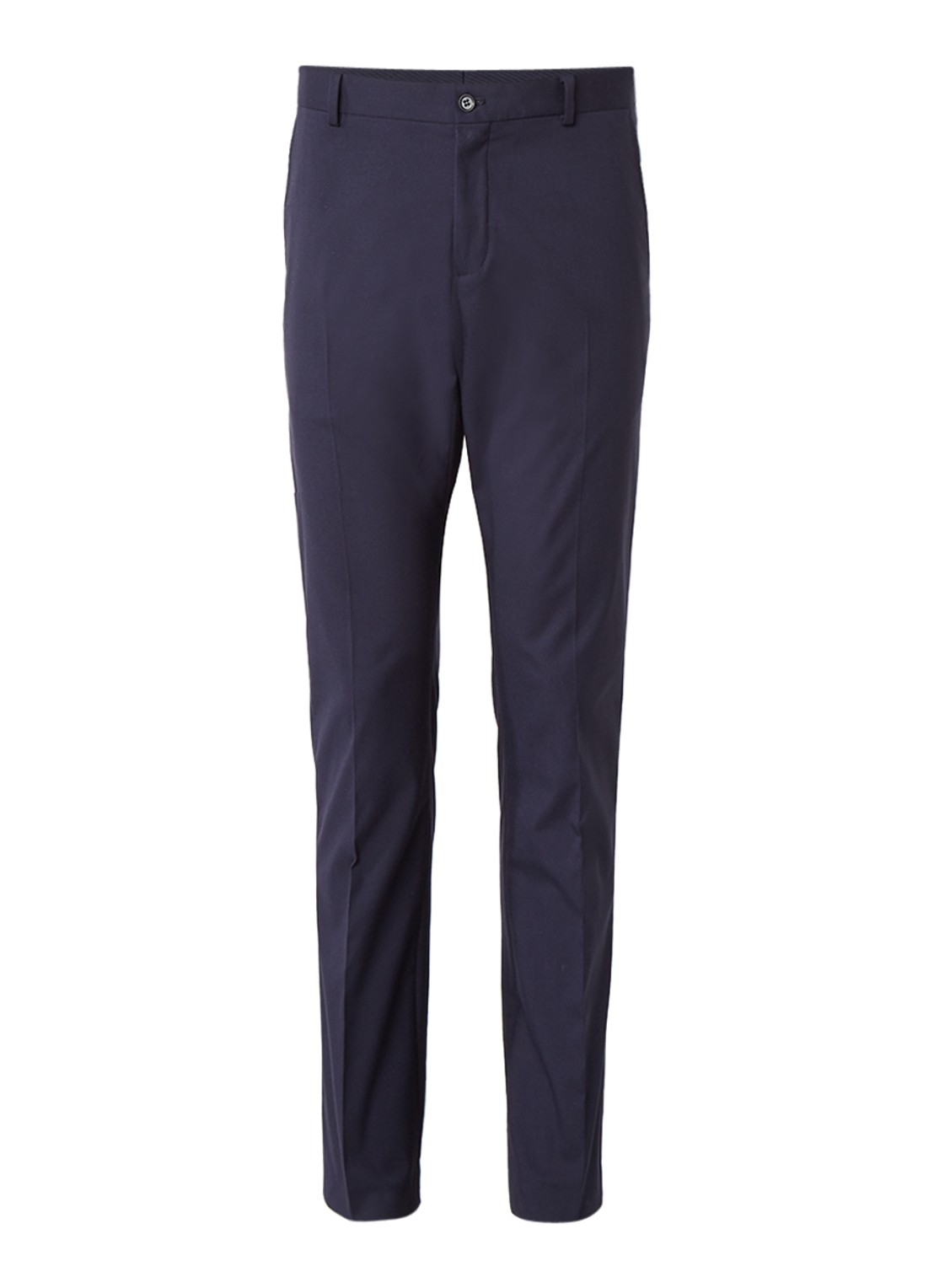 Selected Homme Mylo Logan slim fit pantalon - voorkant 4 donkerblauw