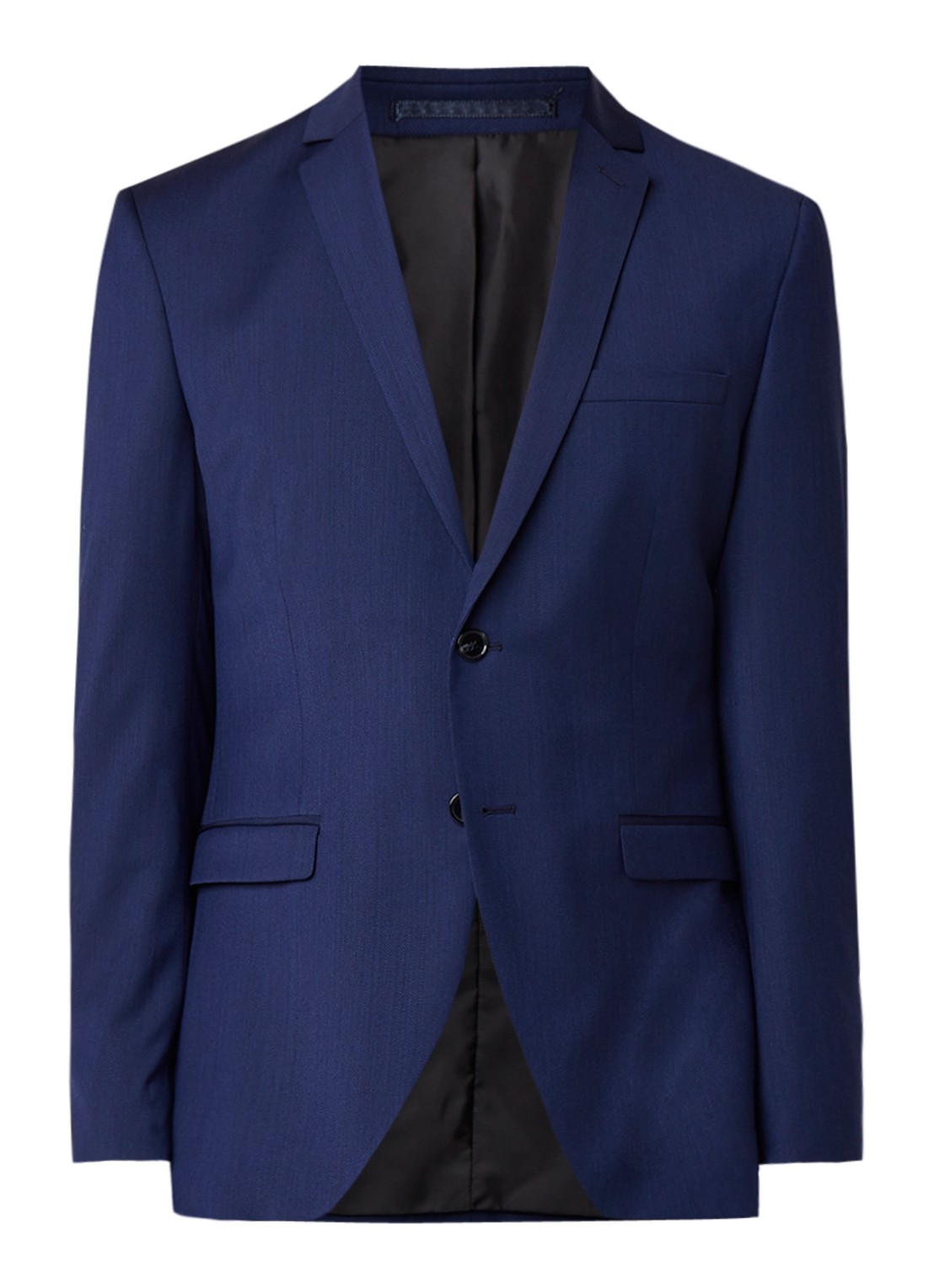Selected Homme Mylobill slim fit colbert met klepzakken - voorkant 4 donkerblauw