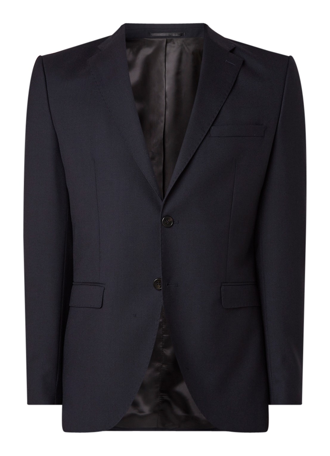 Selected Homme Mylohigh regular fit colbert van wol - voorkant 2 donkerblauw