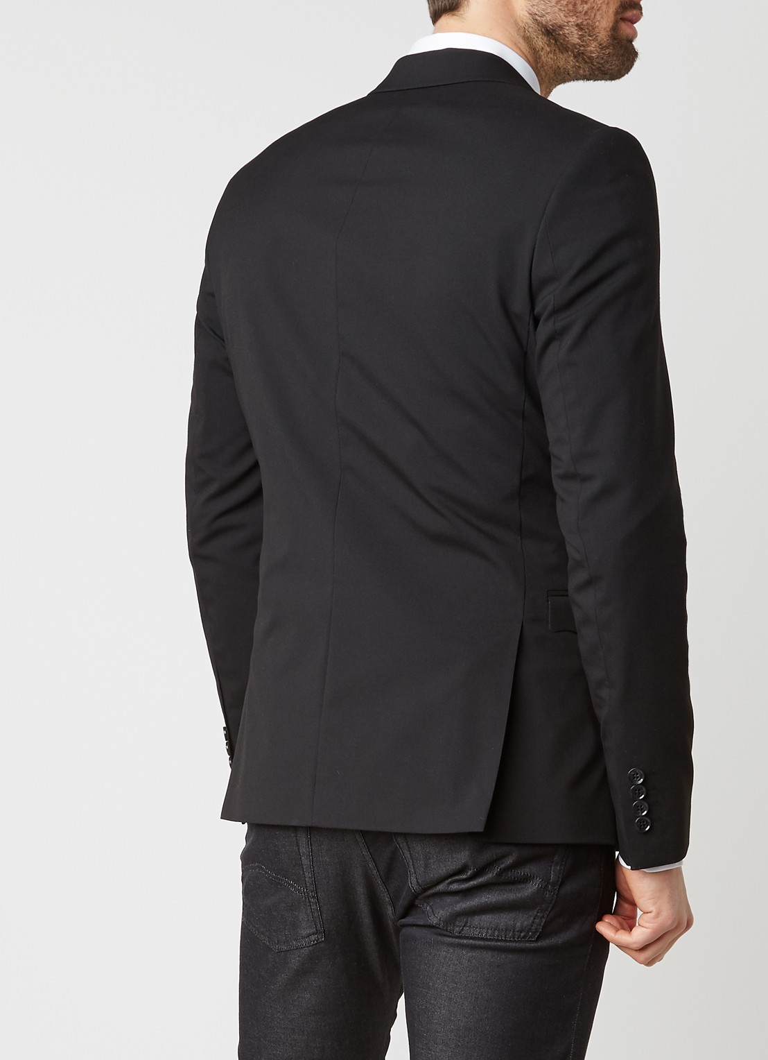 Selected Homme One Mylo slim fit colbert - achterkant zwart