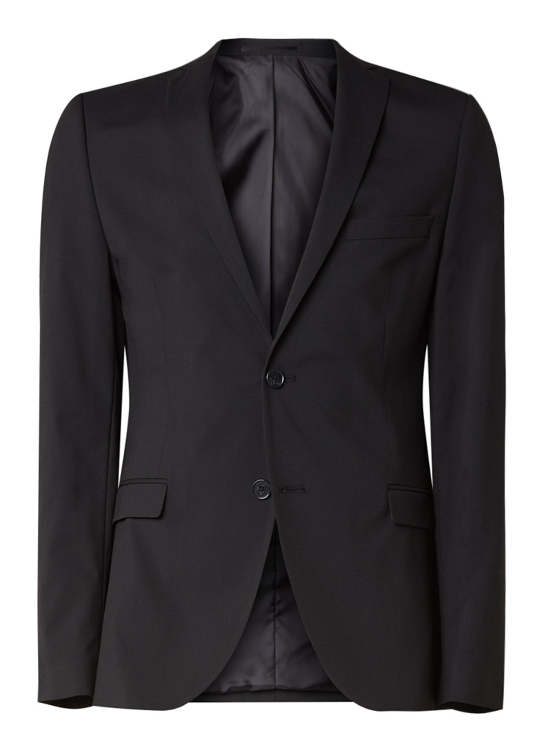 Selected Homme One Mylo slim fit colbert - voorkant 3 zwart