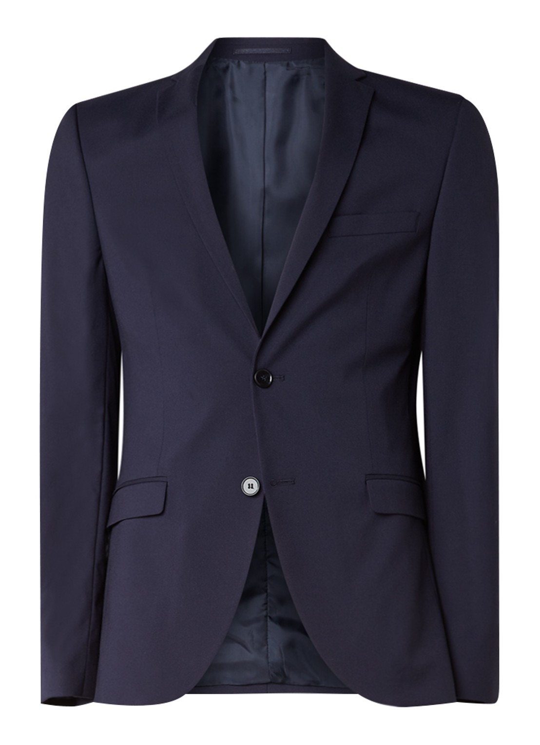 Selected Homme One Mylo slim fit colbert - voorkant 2 donkerblauw