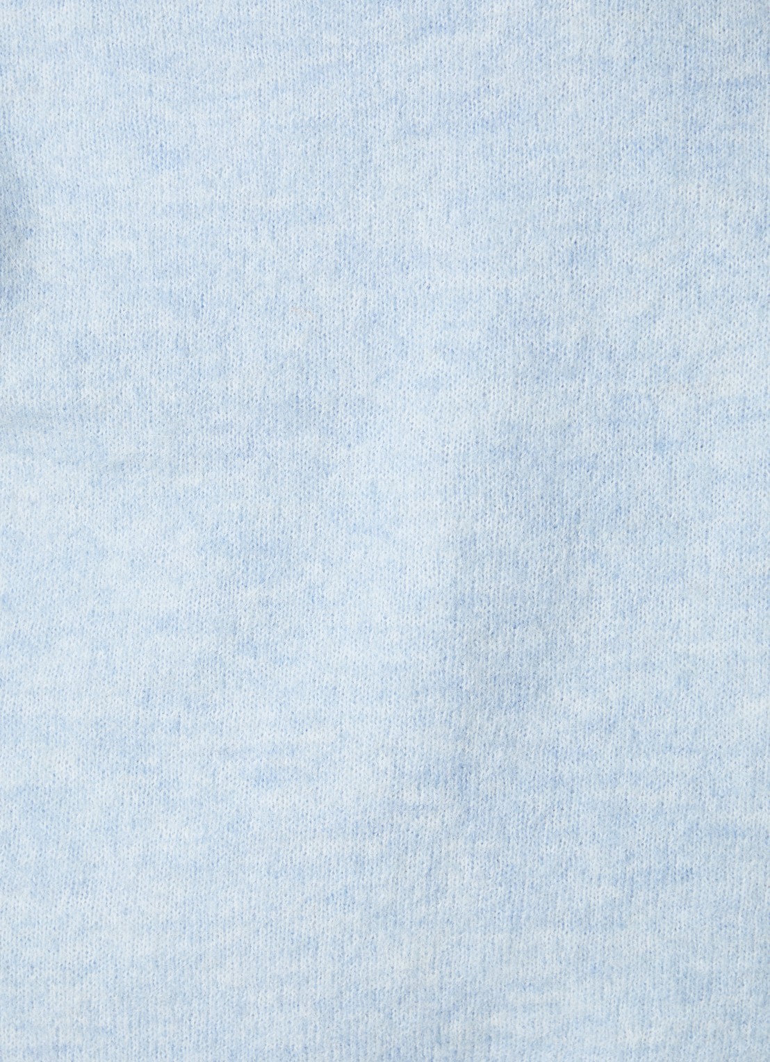 Selected Lulu fijngebreide trui in alpaca wolblend - detail 2 lichtblauw