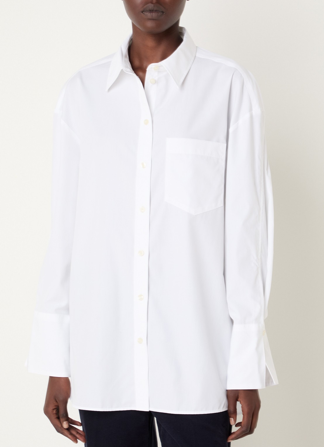 Selected Slwdannie blouse met borstzak - detail 2 wit