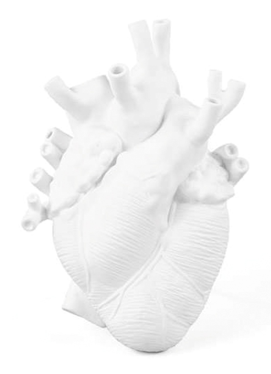 Seletti Love in Bloom vaas - voorkant gebroken wit