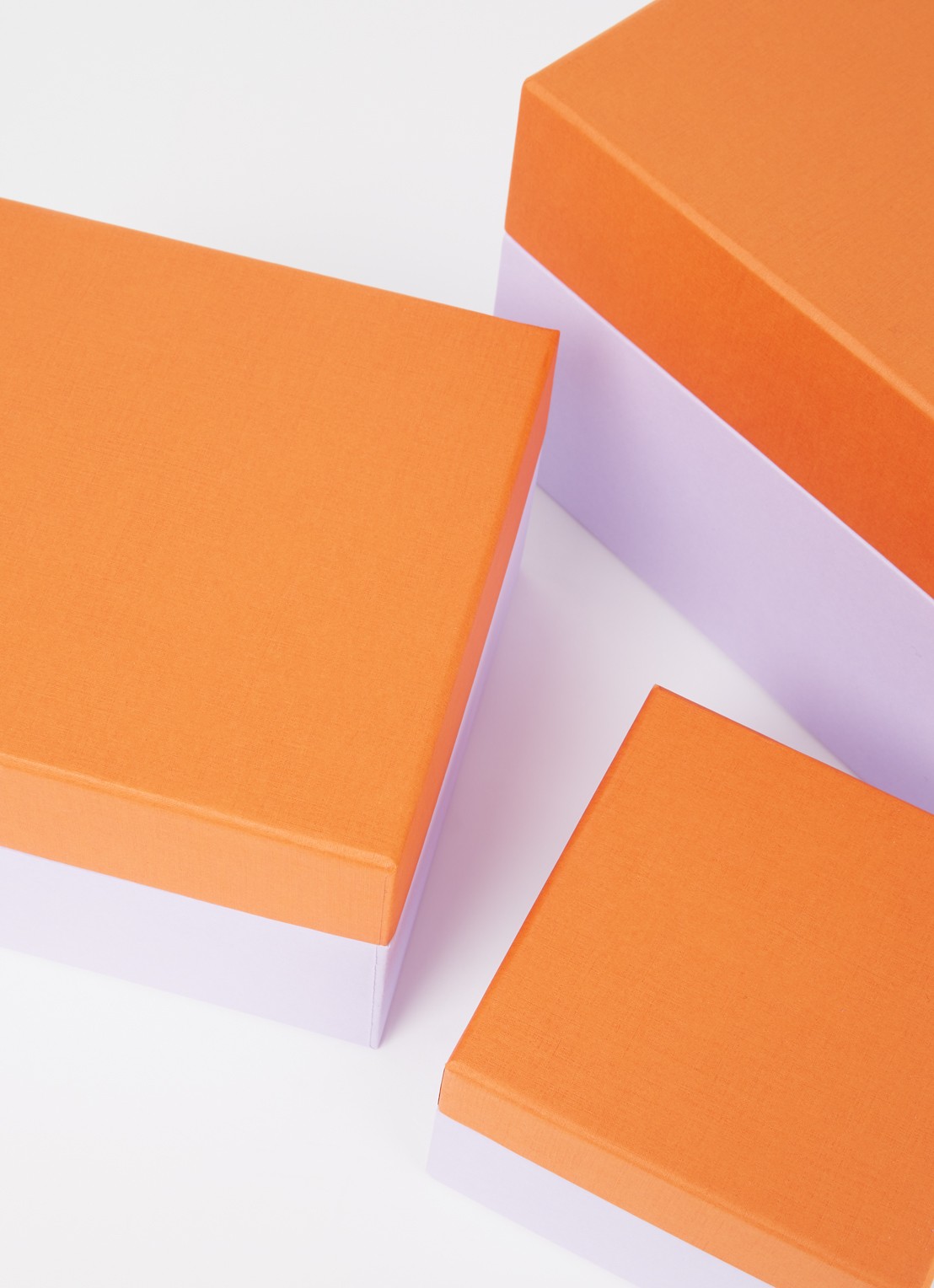 Semikolon Set of 3 gift boxes tangerine - voorkant 2 multicolor