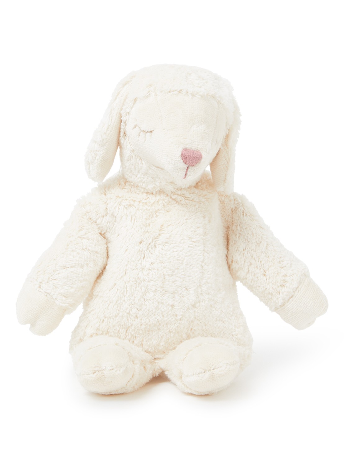 Senger Naturwelt Cuddly animal Sheep small knuffel met warmtekussen 26 cm - voorkant gebroken wit