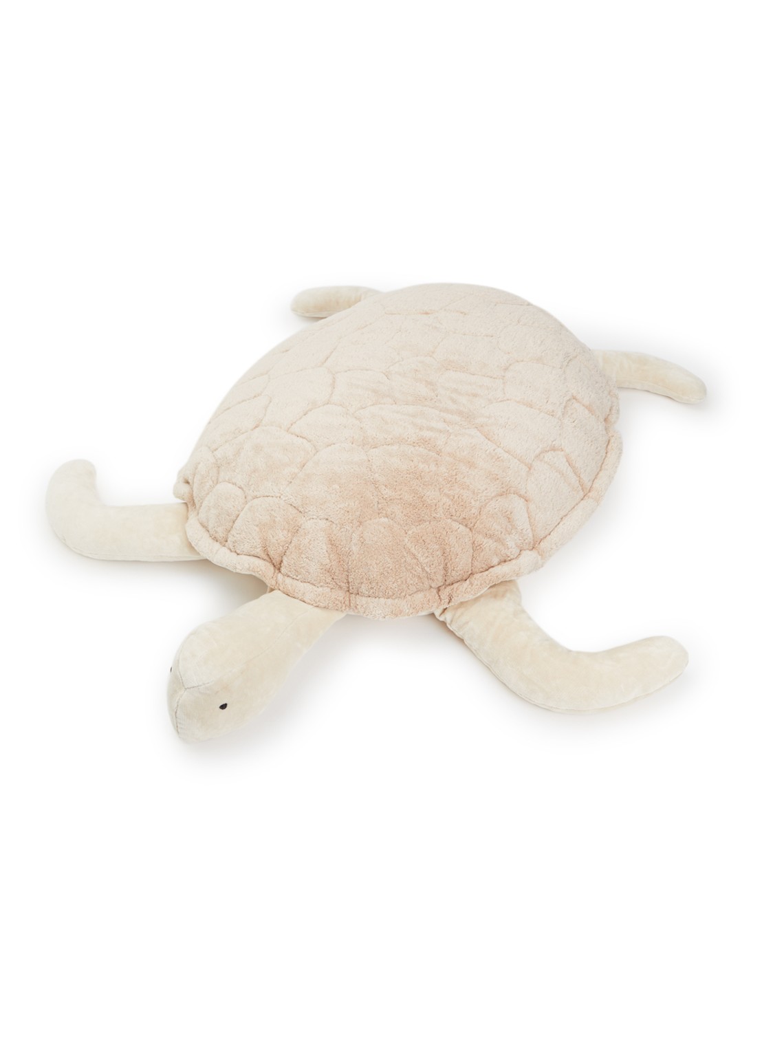 Senger Naturwelt Giant Turtle XXL zitzak 107 cm - voorkant beige