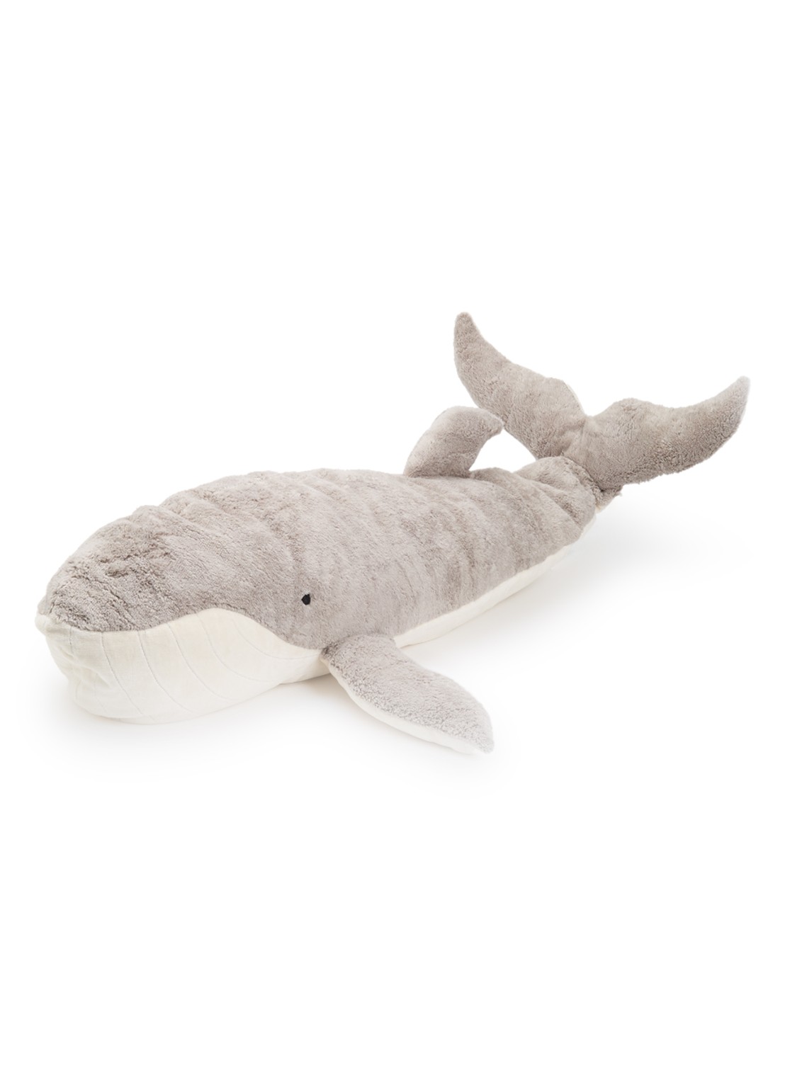 Senger Naturwelt Giant Whale zitzak 123 cm - voorkant grijs
