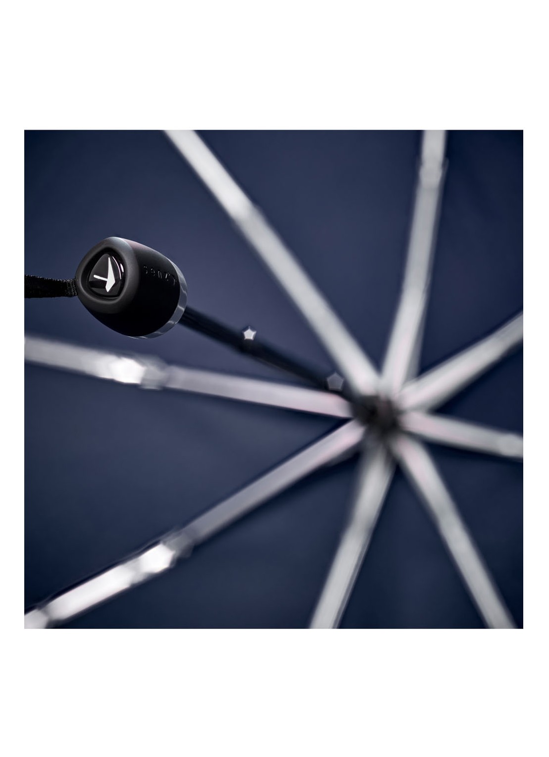 Senz Mini aerodynamische opvouwbare stormparaplu  - detail 5 donkerblauw