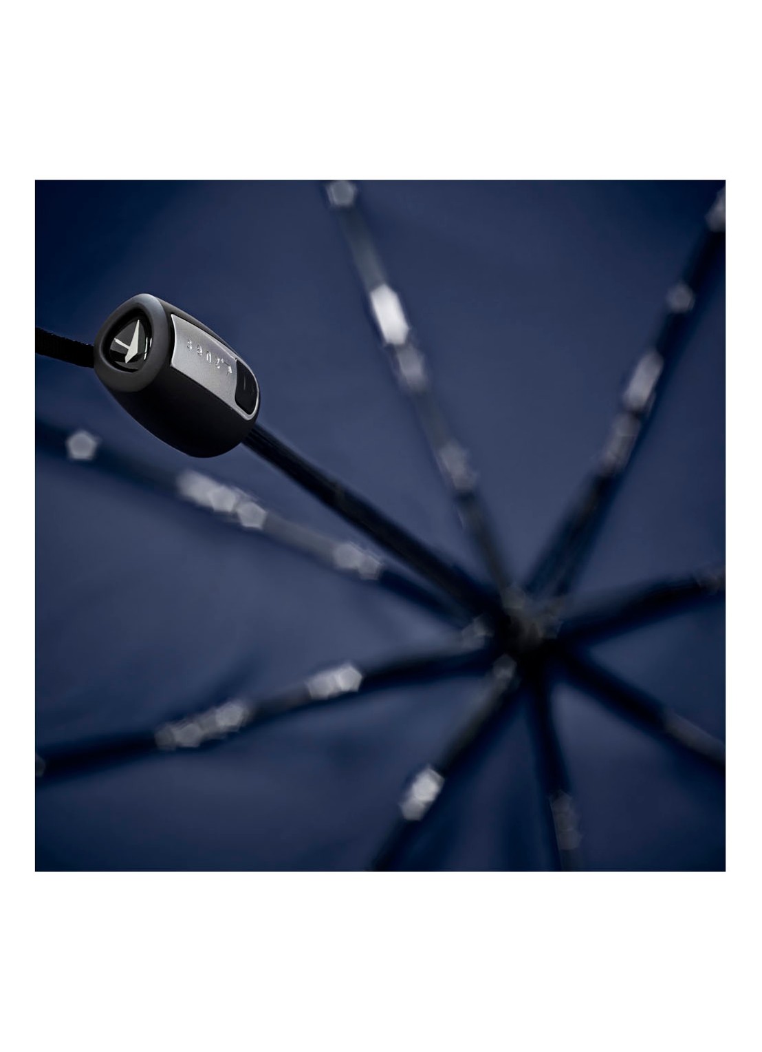 Senz Mini Automatic aerodynamische opvouwbare stormparaplu - detail 3 donkerblauw