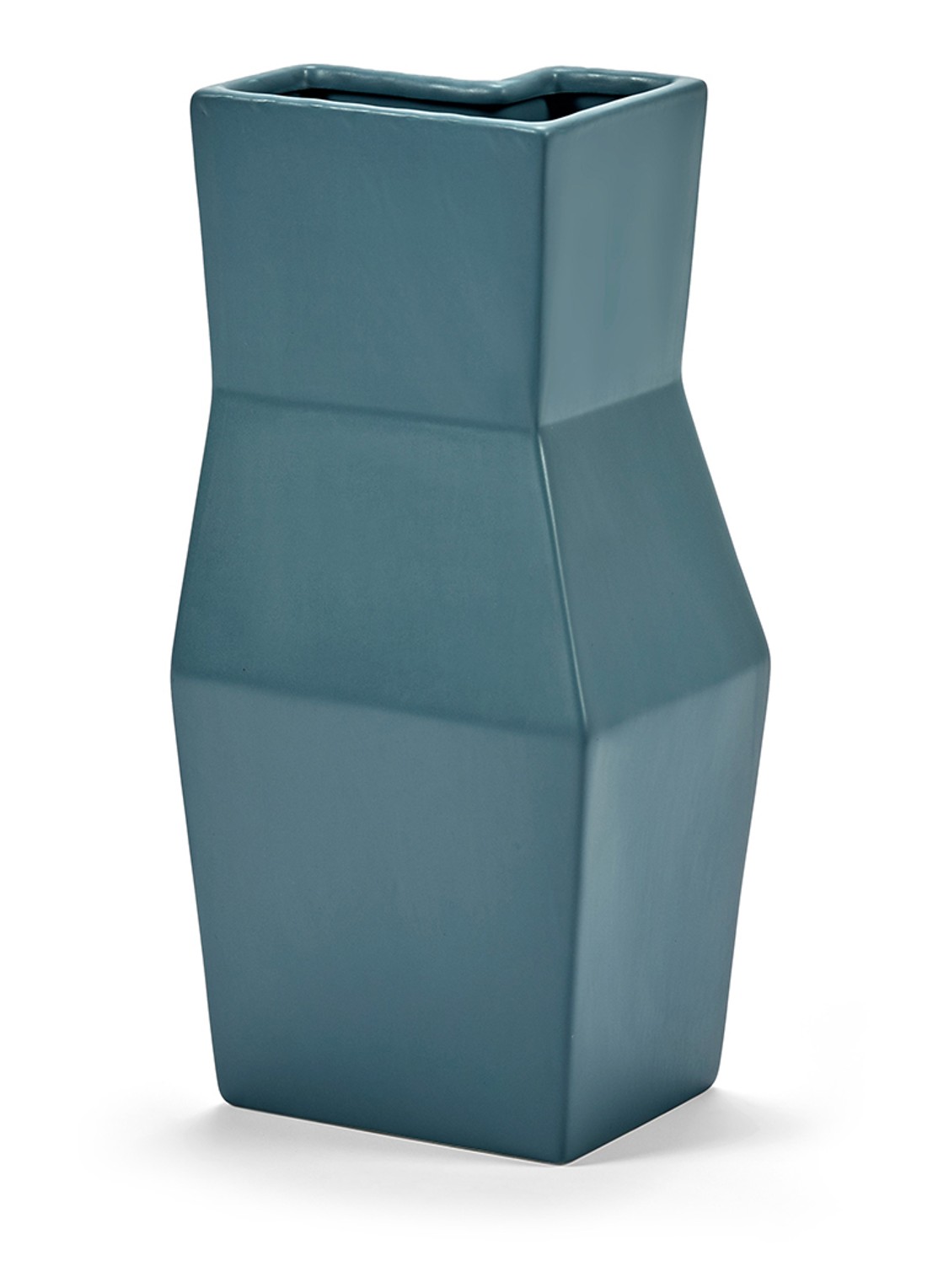 Serax °1 vaas van keramiek 38 cm  - voorkant blauw