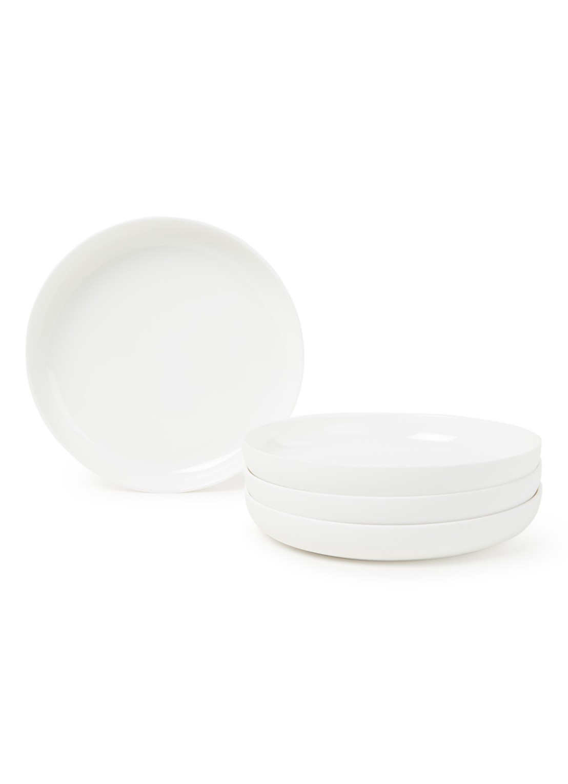 Serax Base By Piet Boon diep bord 20 cm set van 4 - voorkant wit