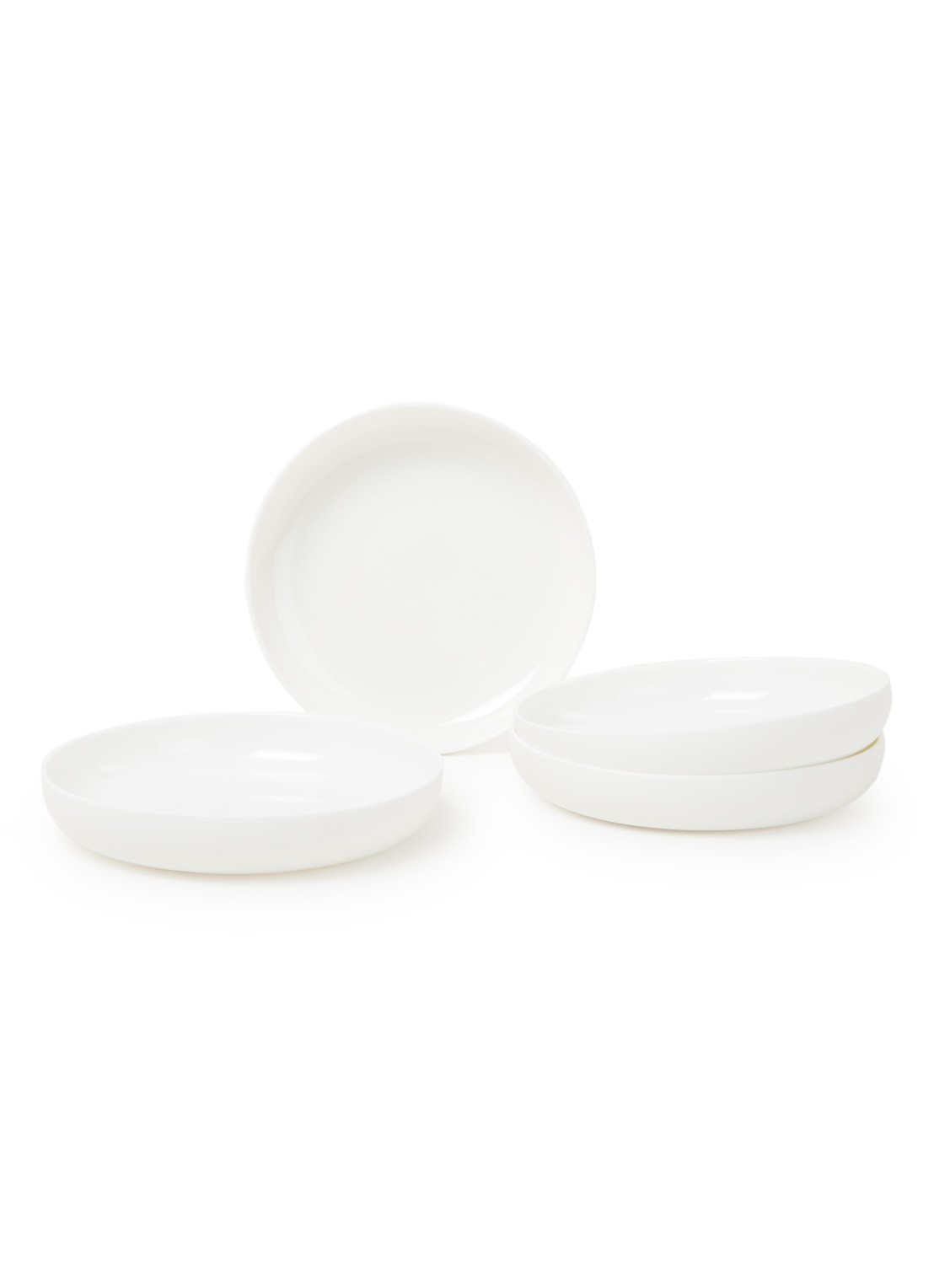 Serax Base By Piet boon ontbijtbord 16 cm set van 4 - voorkant wit