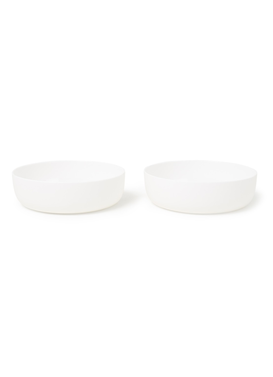 Serax Base diep bord 20 cm set van 2 - voorkant wit