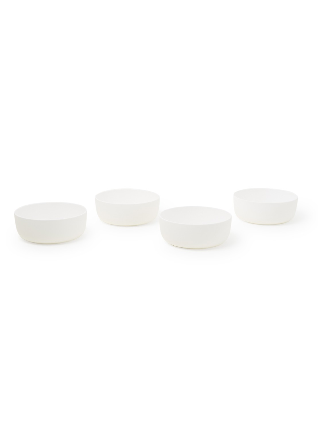 Serax Base kom M 16 cm set van 4 - voorkant wit