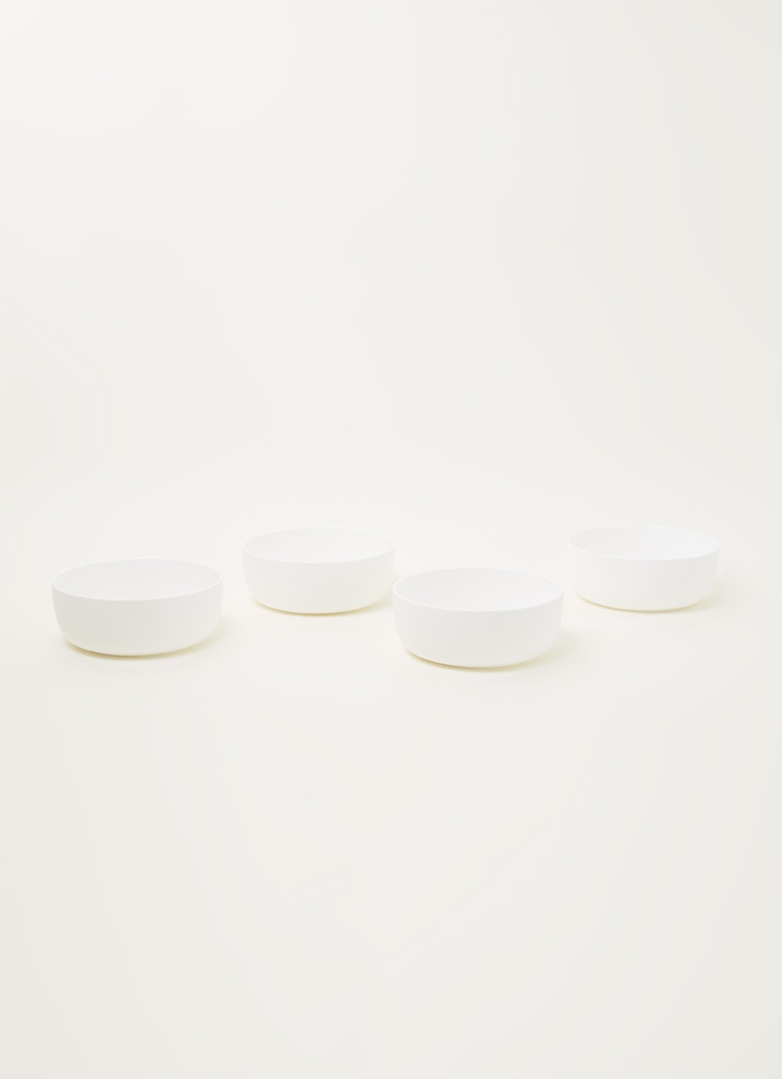 Serax Base kom M 16 cm set van 4 - voorkant 2 wit