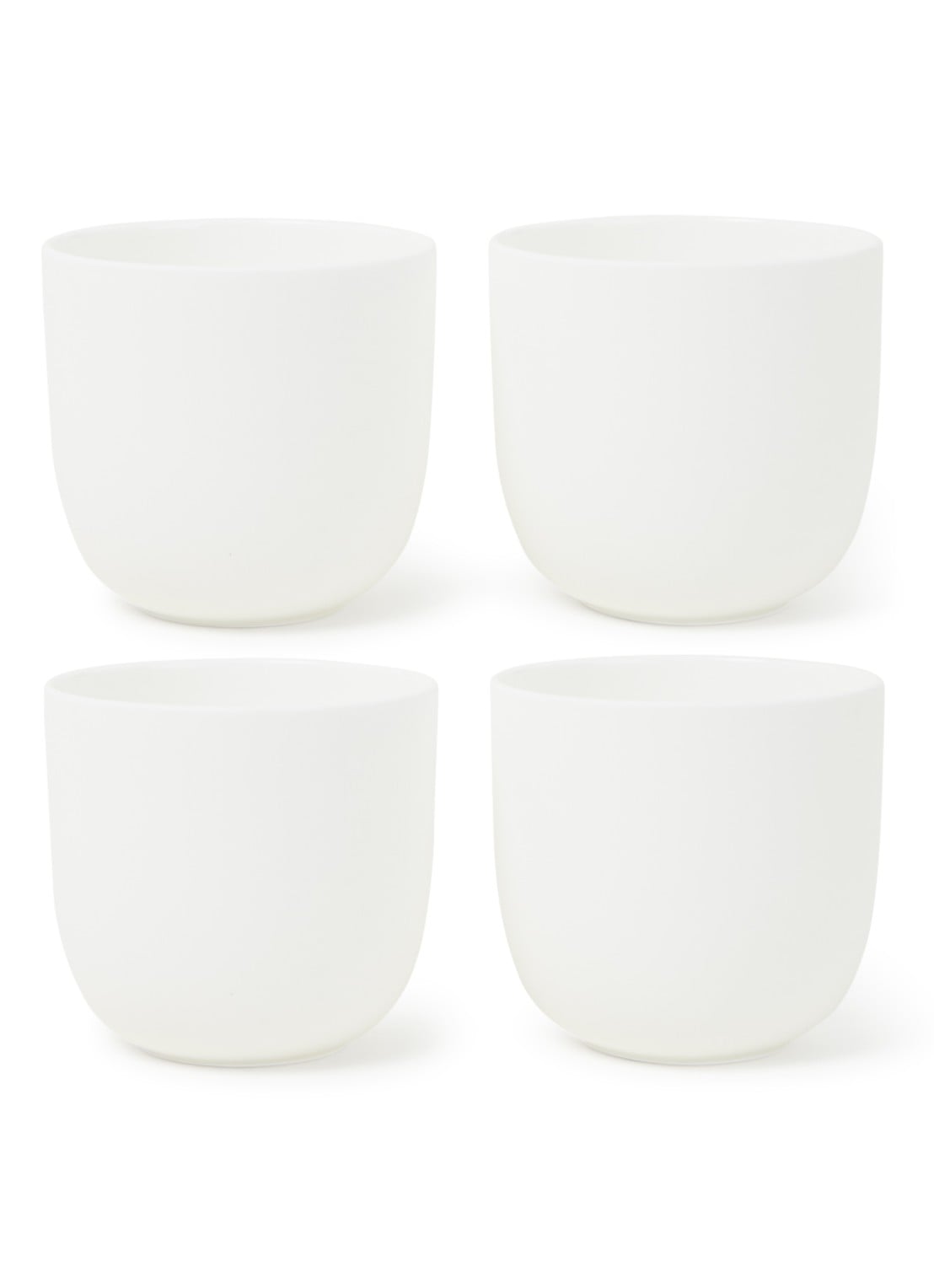 Serax Base kopje 28 cl set van 4 - voorkant 2 wit
