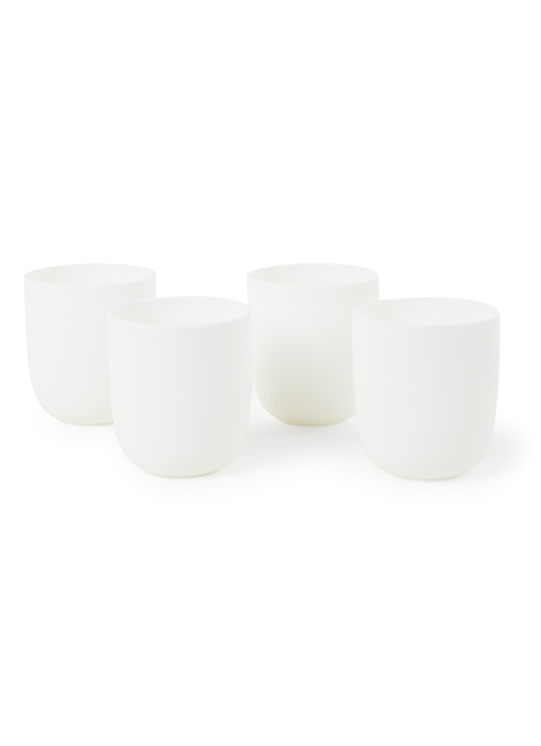 Serax Base kopje 35 cl set van 4 - voorkant 2 wit