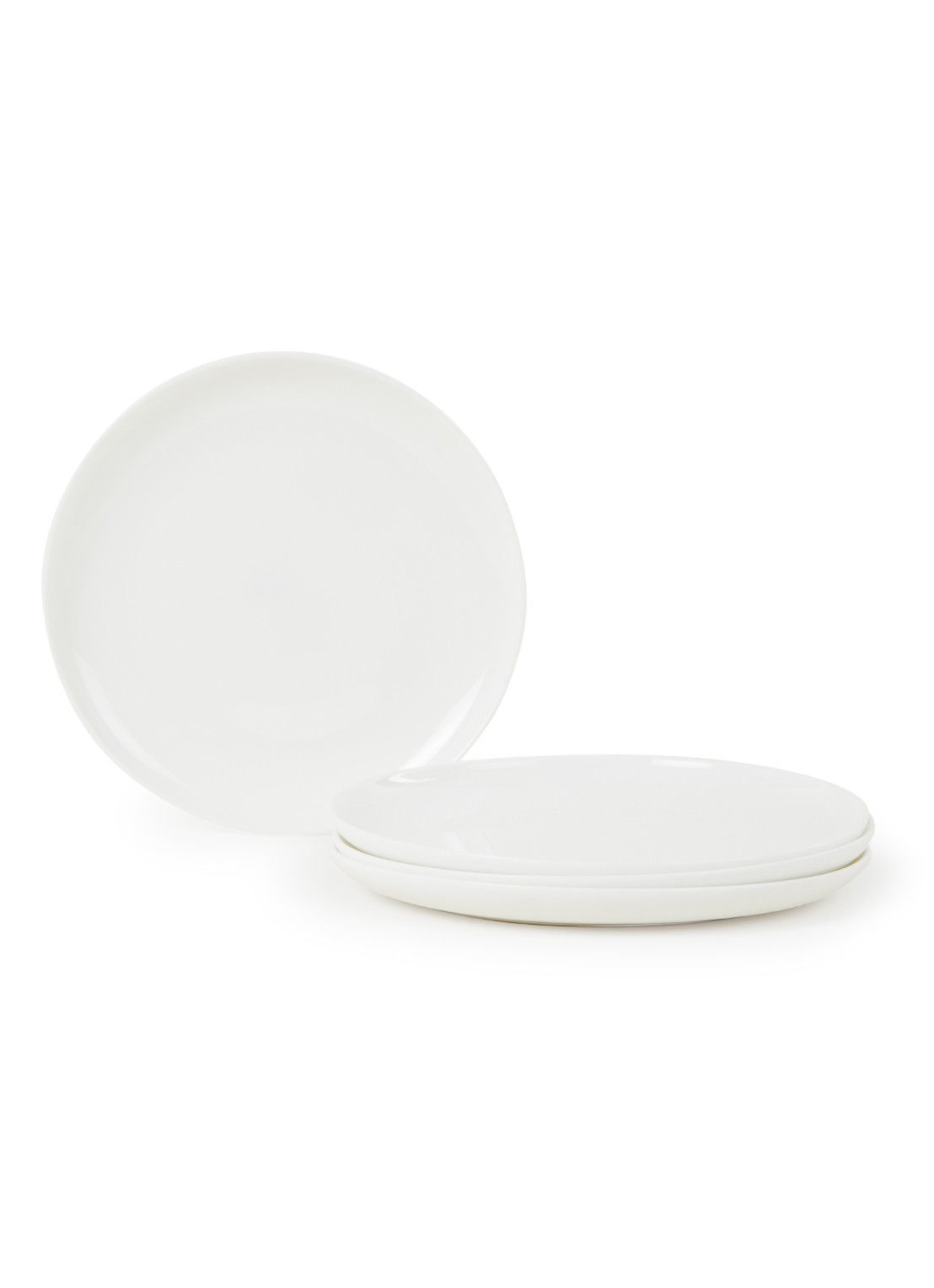 Serax Base ontbijtbord 16 cm set van 4  - voorkant 2 wit