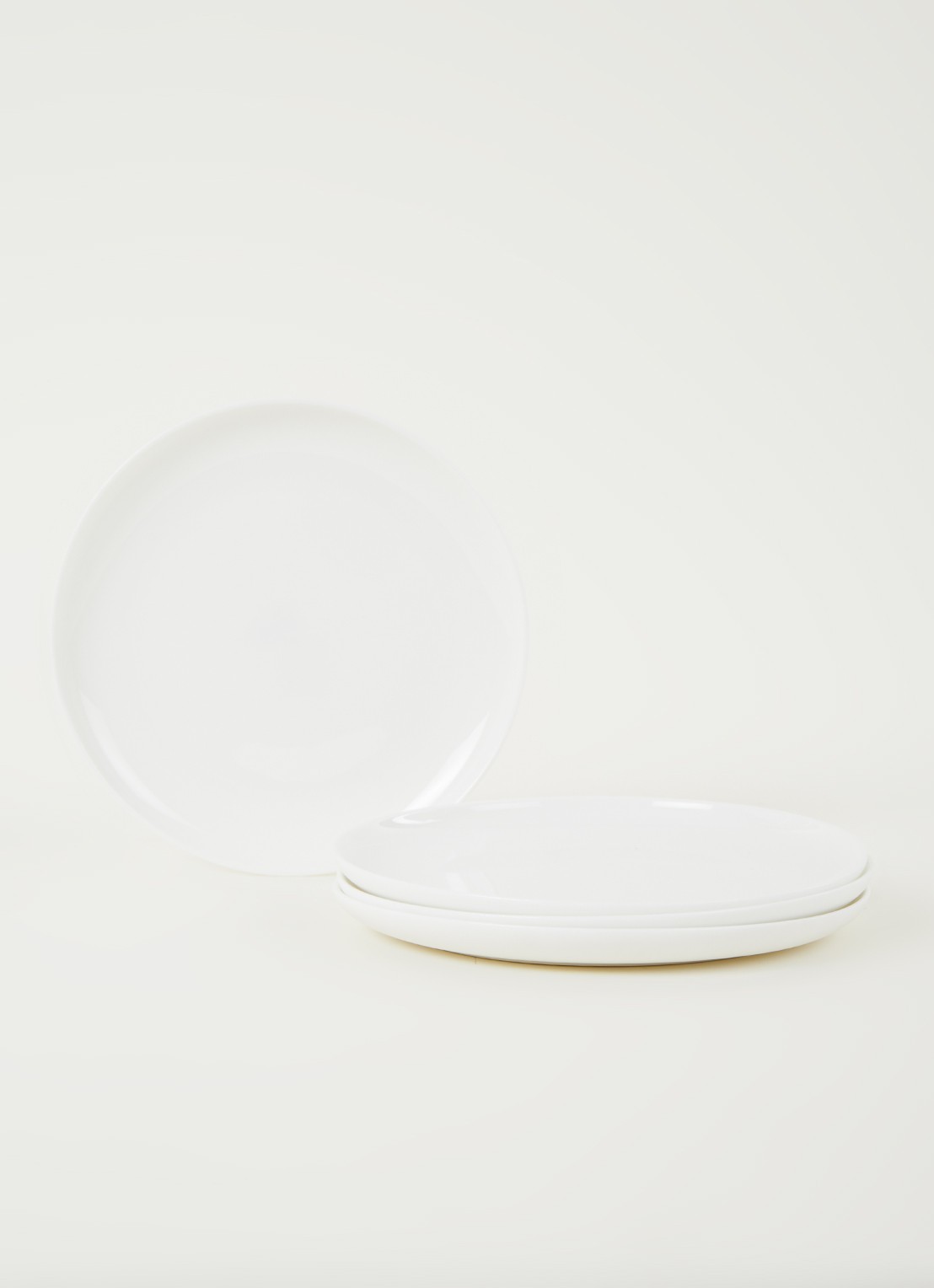 Serax Base ontbijtbord 16 cm set van 4  - voorkant 3 wit