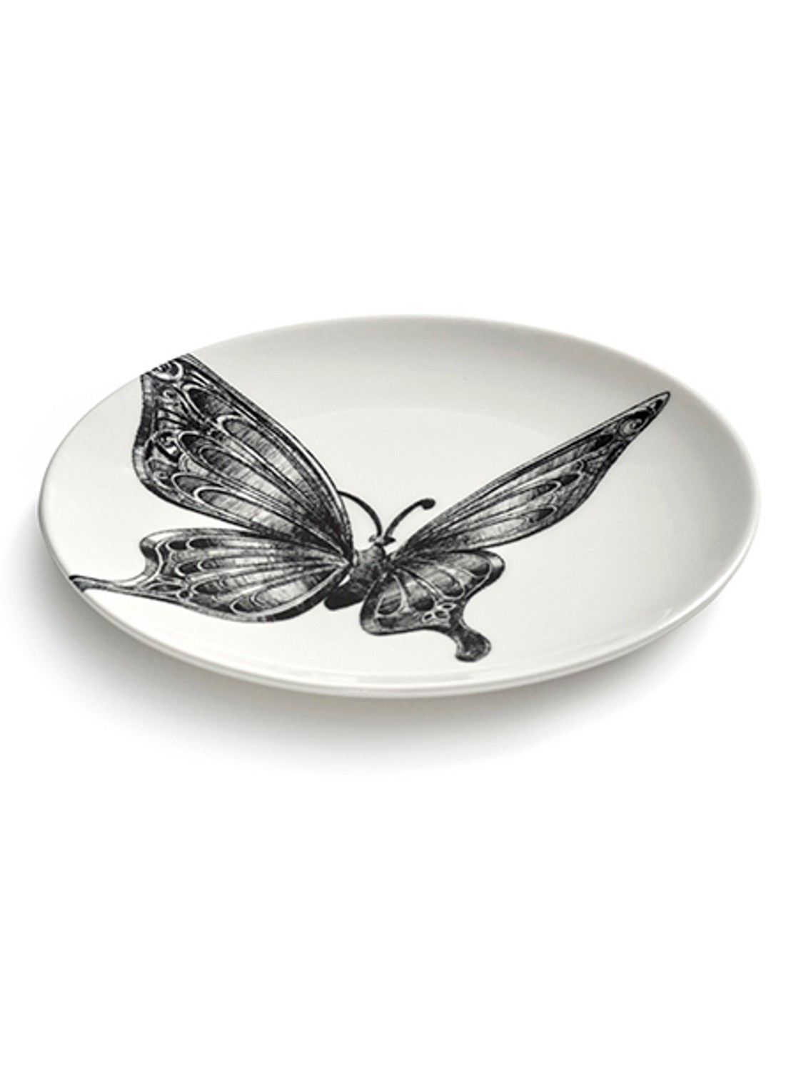 Serax Butterfly ontbijtbord 12 cm - voorkant wit