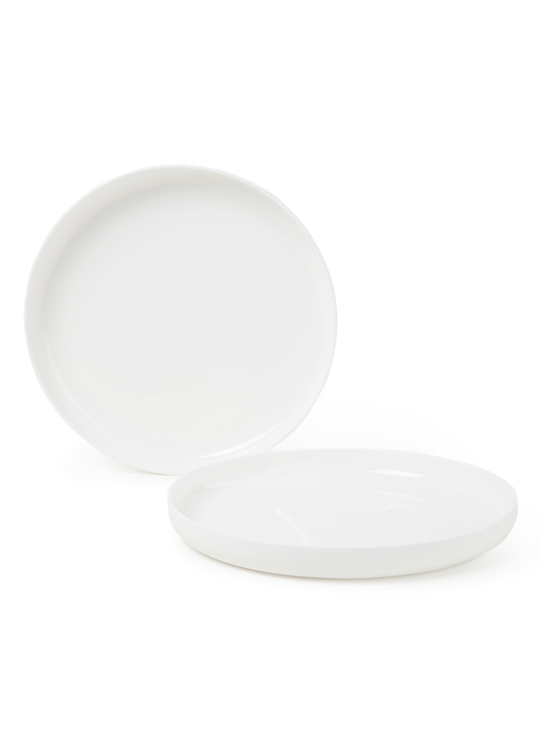 Serax By Piet Boon dinerbord XL 28 cm set van 2 - voorkant 2 wit
