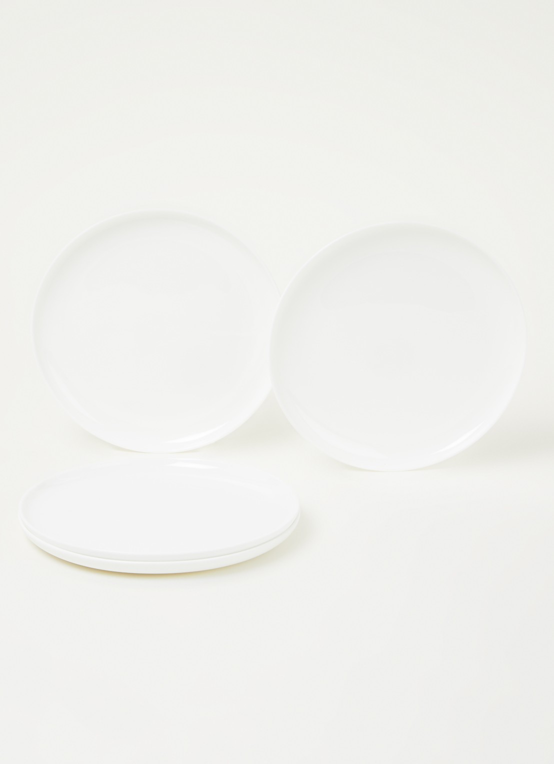 Serax By Piet Boon ontbijtbord M 20 cm set van 4 - voorkant 3 wit