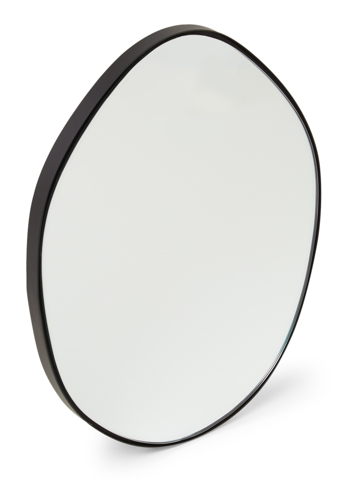 Serax C wandspiegel 30 x 23 cm  - voorkant zwart