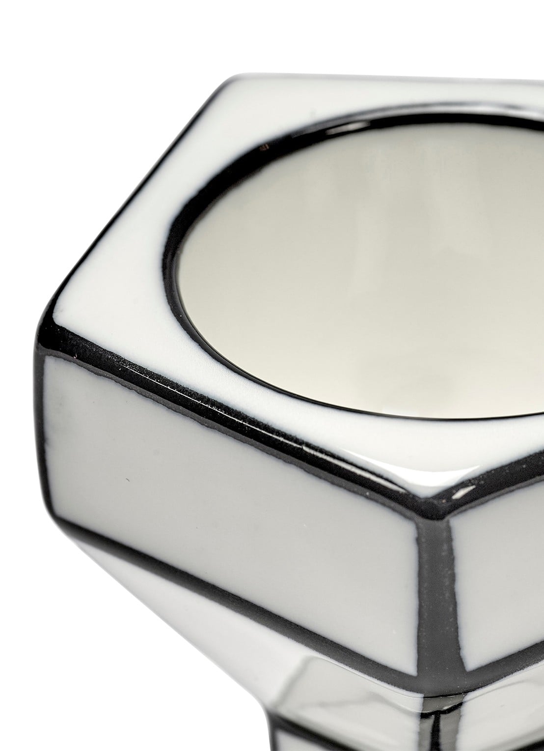 Serax Carte Blanche eierdop 6,4 cm - detail 2 wit