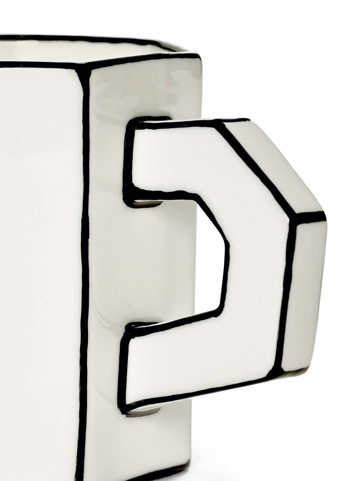 Serax Carte Blanche mok - detail 4 wit