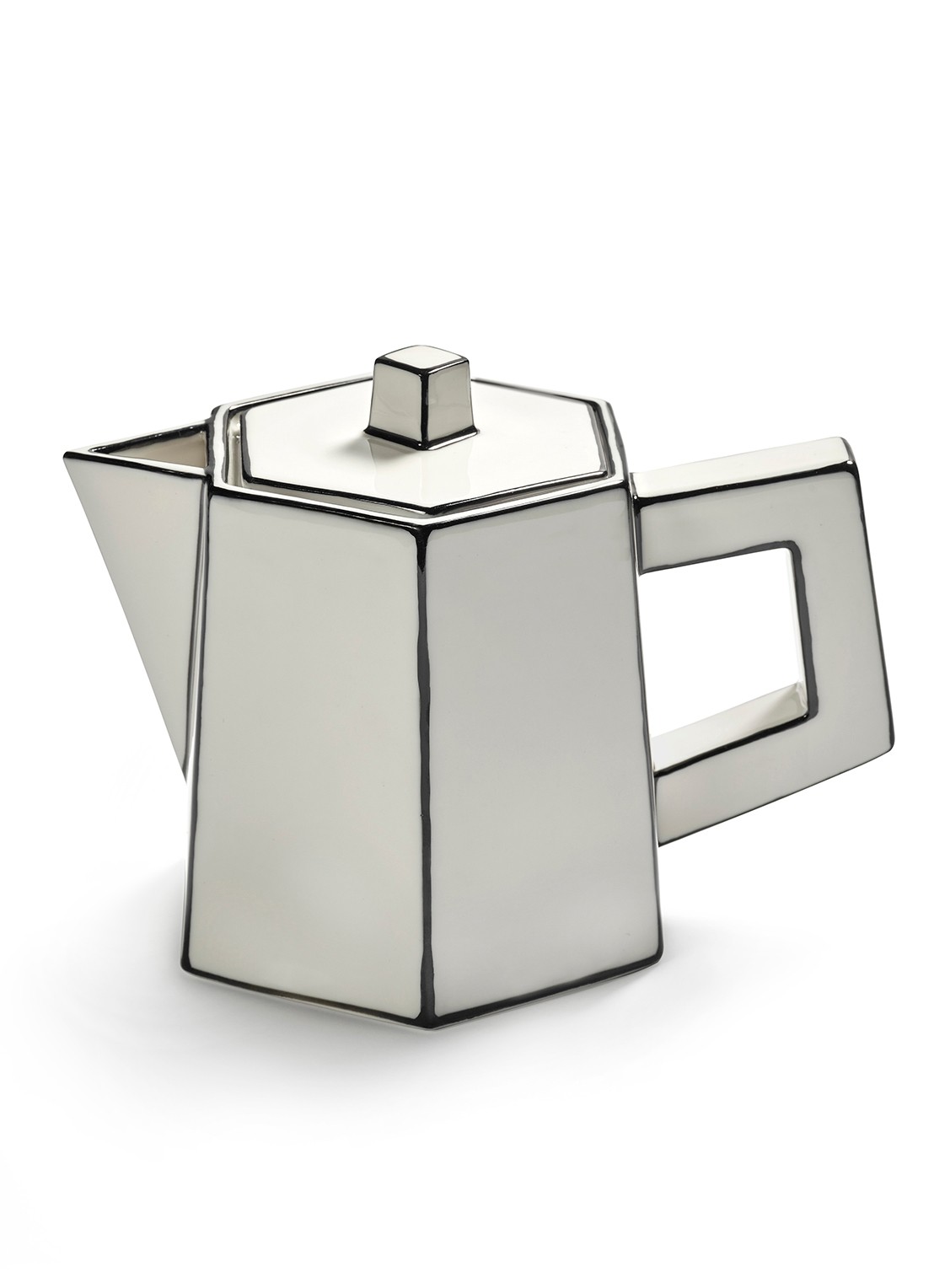 Serax Carte Blanche theepot - voorkant 2 wit