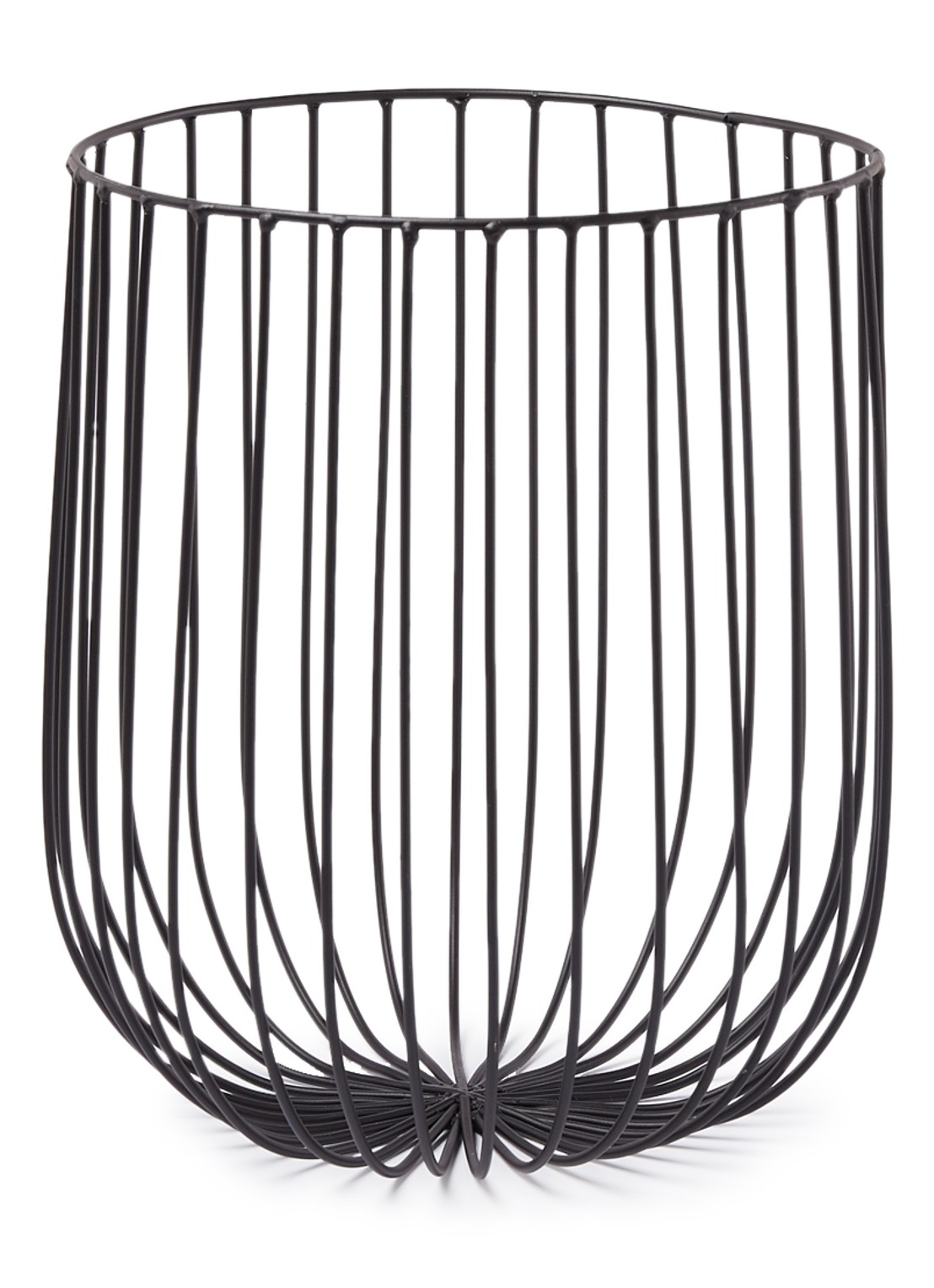 Serax Catu mand 25 cm - voorkant zwart