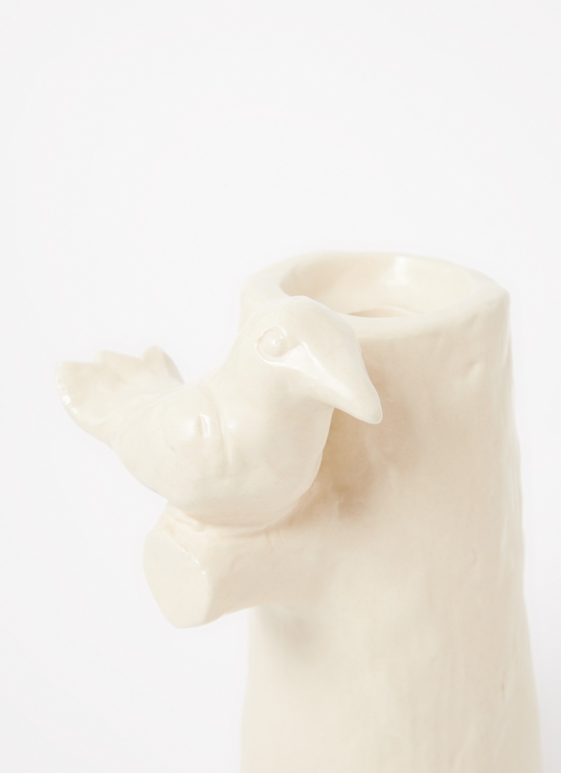 Serax Cosas Lindas kandelaar 23,5 cm - voorkant 2 creme